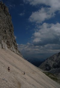 Scree crossing